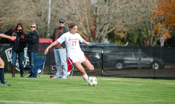 Western Oregon's Makana Pundyke scored three goals and had two assists as she led the Wolves to a pair of victories and earned Red Lion Offensive Player of the Week honors.